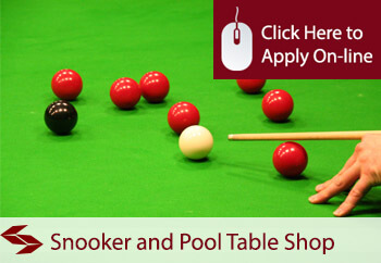 shop insurance for pool and snooker table shops