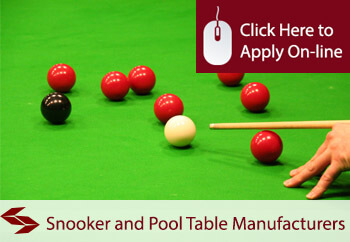 pool and snooker table manufacturers insurance