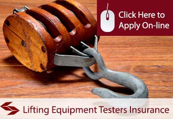 self employed lifting equipment testers liability insurance