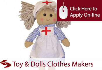 self employed toy and dolls clothes makers installers liability insurance