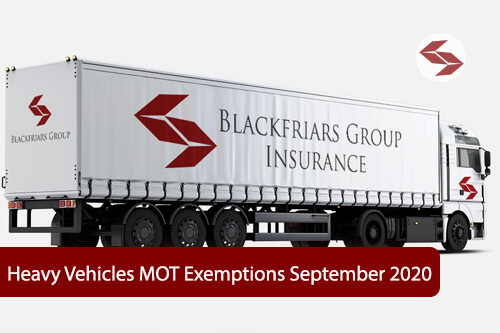 heavy vehicles MOT exemptions